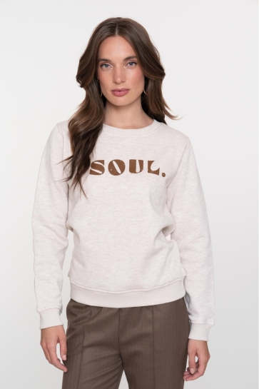 Geisha SPORTY SWEATER SOUL 52890 24 BEIGE MELANGE