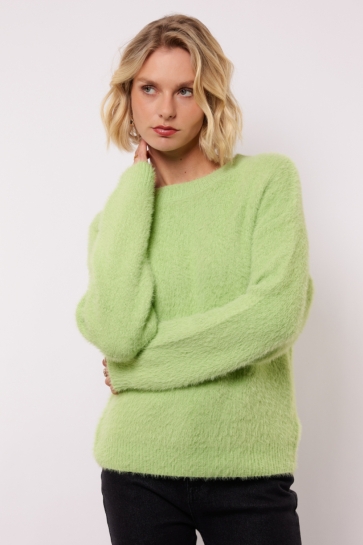 Fluresk ISLENE KNIT SWEATER 25WLF02 761 MATCHA GREEN