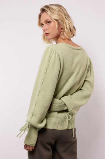 Fluresk SCOTTIE KNIT SWEATER 25WLF06 761 MATCHA GREEN