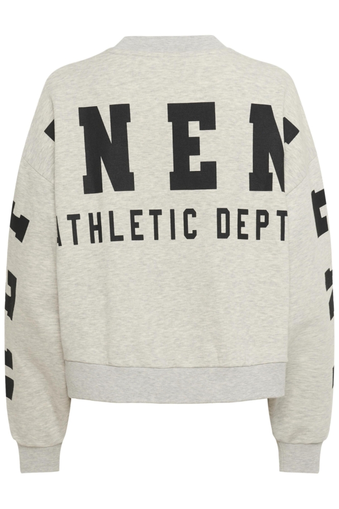 Kaffe grijze dames sweater | Achteraanzicht