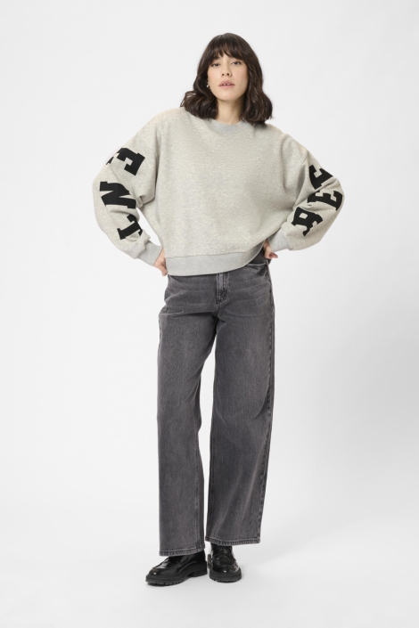 Kaffe grijze dames sweater | Model