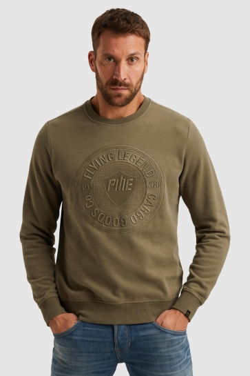 PME legend Trui SWEATSHIRT MET ARTWORK PSW2510481 6389