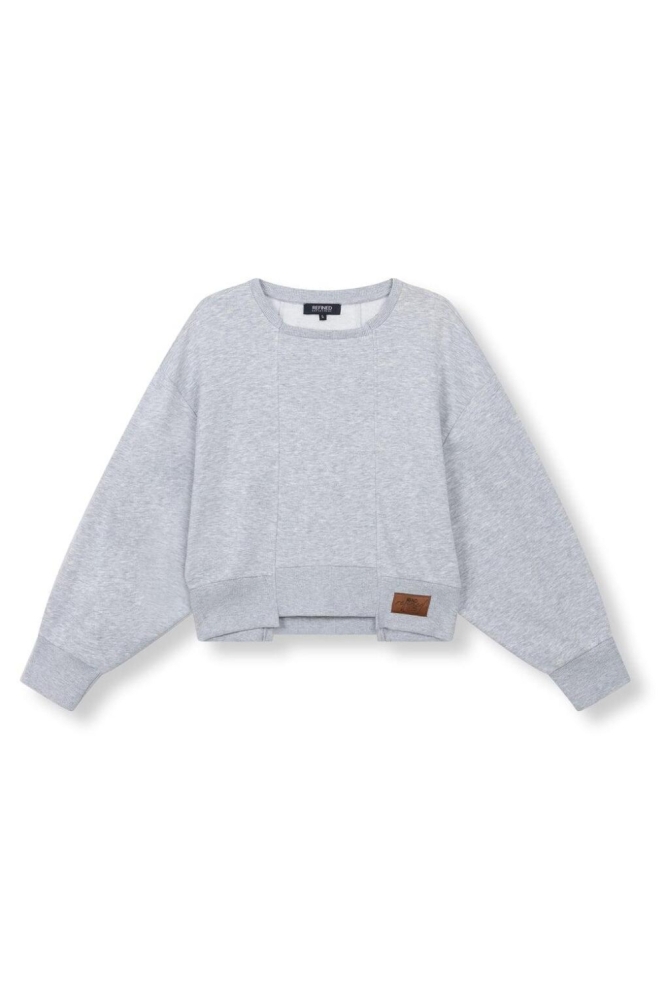 Red Button grijze dames sweater | Vooraanzicht
