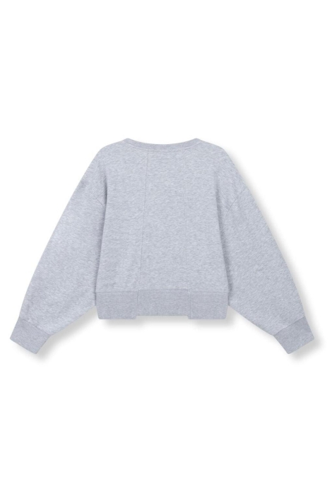 Red Button grijze dames sweater | Achteraanzicht