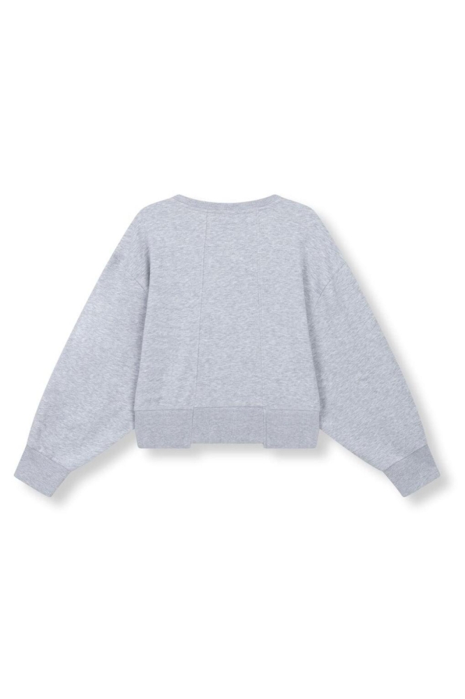Red Button grijze dames sweater | Achteraanzicht