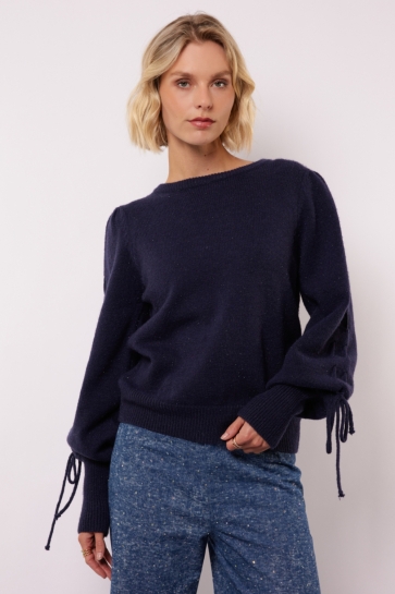 Fluresk Trui SCOTTIE KNIT SWEATER 25WLF06 625 MIDNIGHT BLUE