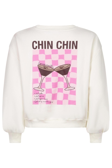 Ydence beige dames sweater | Model