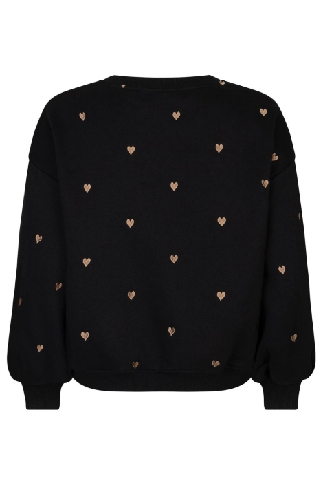 Ydence zwarte dames sweater | Model