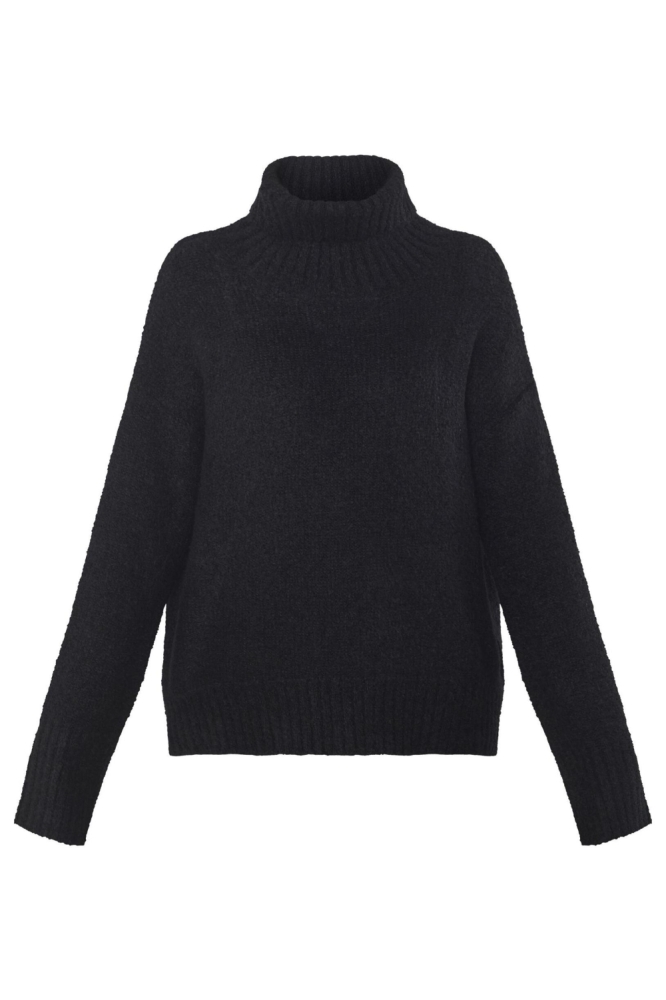 SisterS point zwarte dames trui | Vooraanzicht