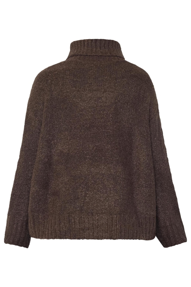 SisterS point bruine dames trui | Achteraanzicht