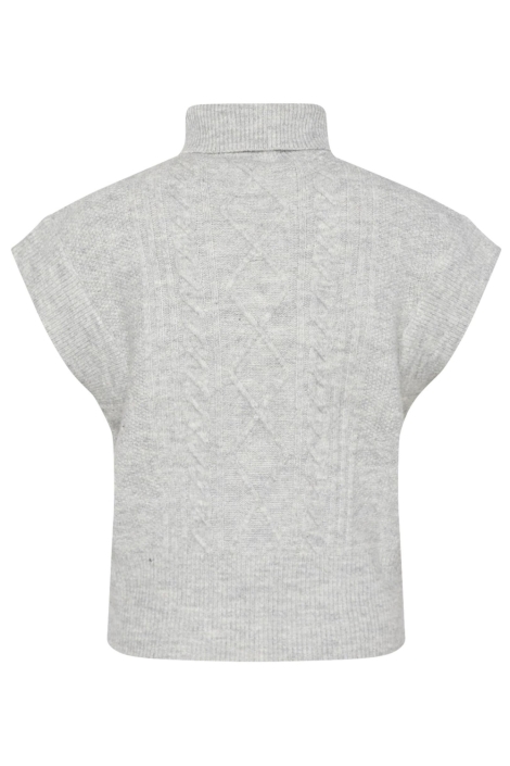 SisterS point grijze dames trui | Achteraanzicht