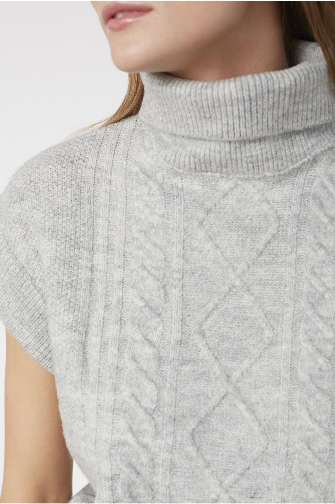 SisterS point grijze dames trui | Close up