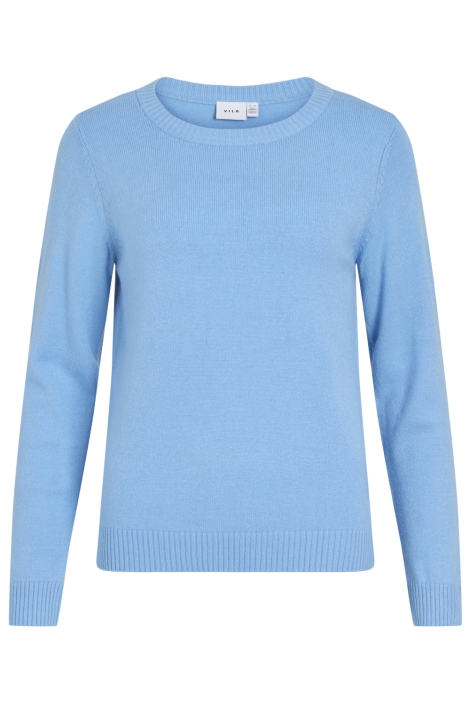 Vila blauwe dames trui | Vooraanzicht