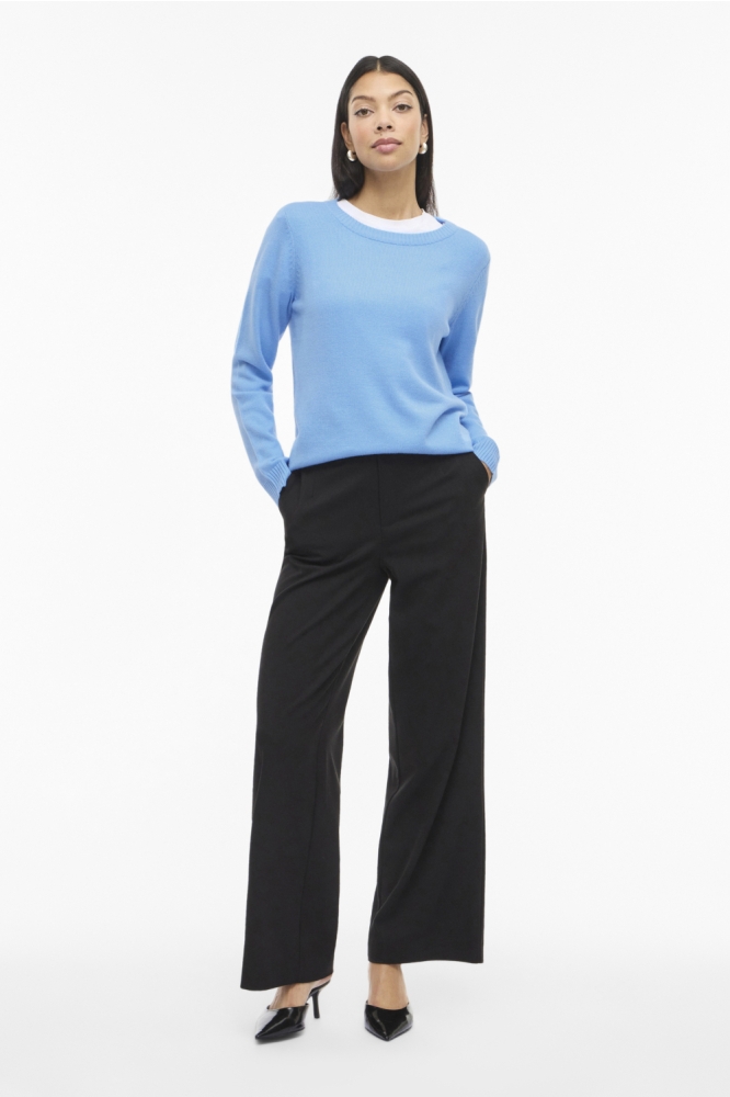 Vila blauwe dames trui | Model