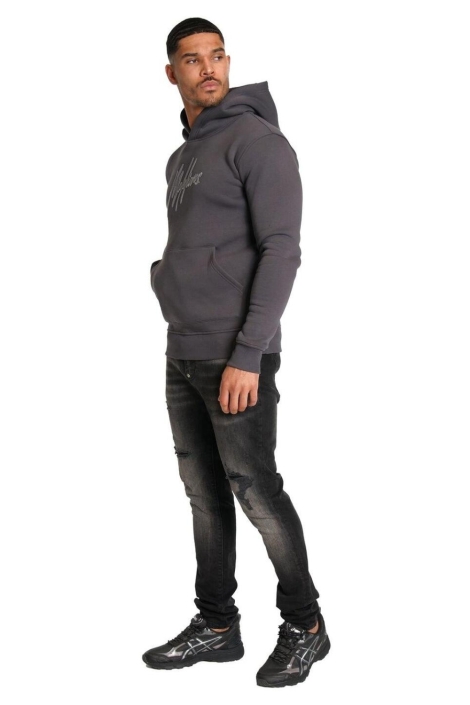 Malelions grijze heren sweater | Model