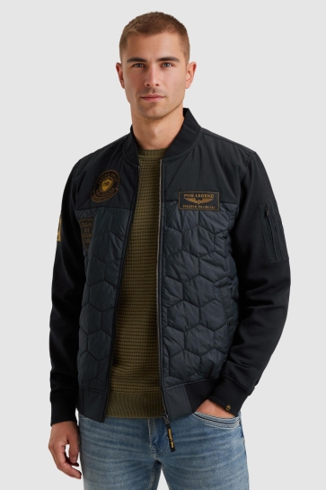 PME legend HYBRID JACKET VAN EEN MATERIAAL MIX PSW2511485 5282