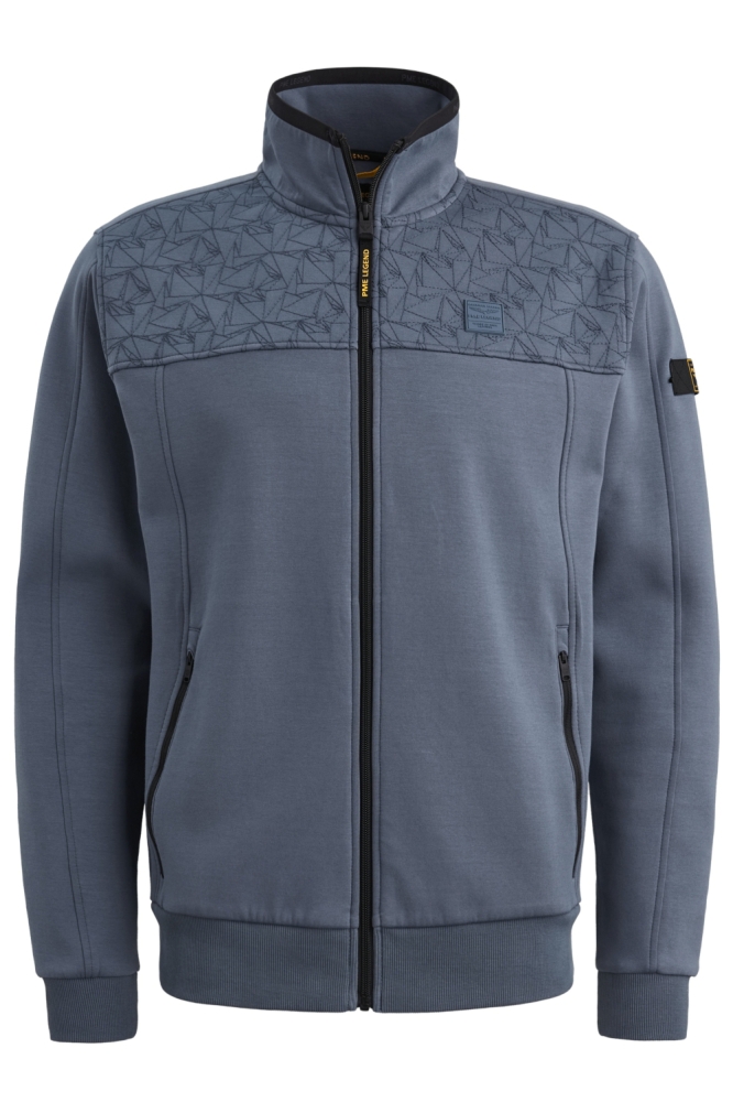 PME legend blauwe heren vest | Vooraanzicht