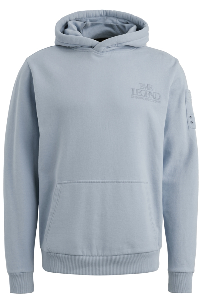 PME legend blauwe heren sweater | Vooraanzicht