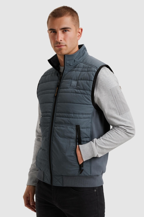 PME legend blauwe heren jas | Model zijaanzicht