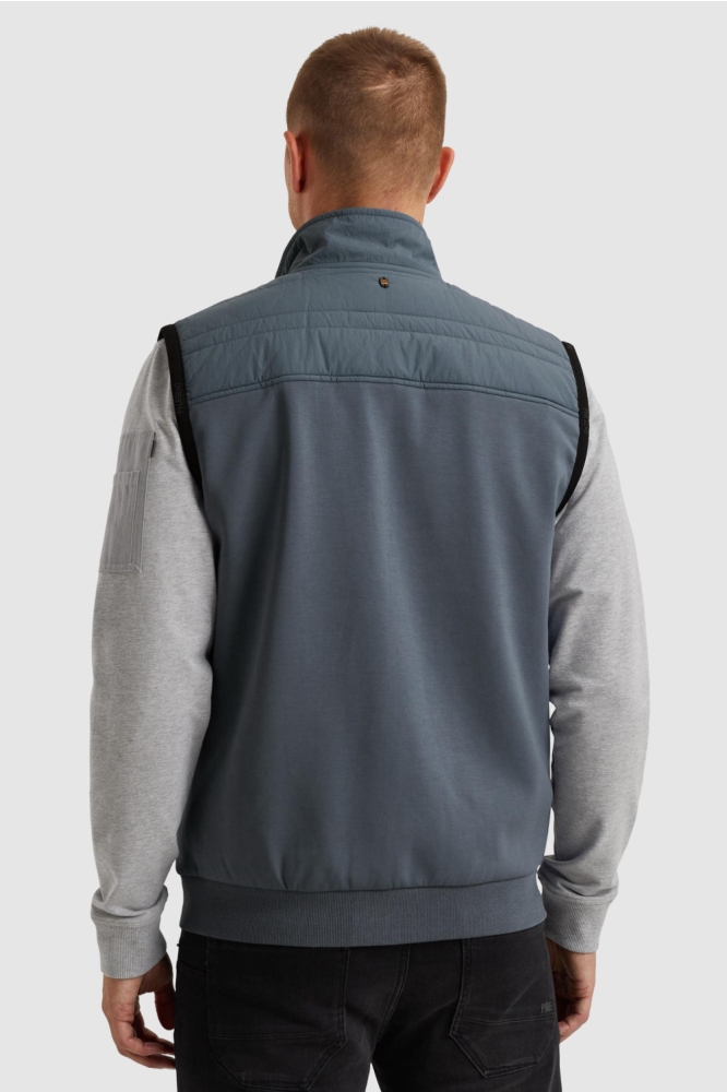 PME legend blauwe heren jas | Model achteraanzicht