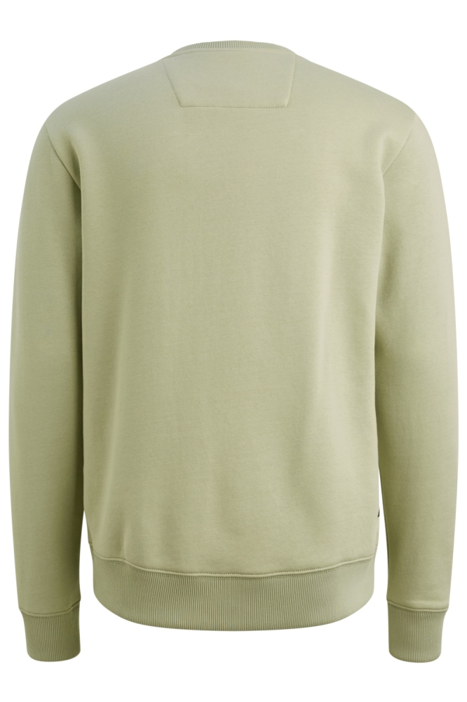 PME legend groene heren sweater | Achteraanzicht
