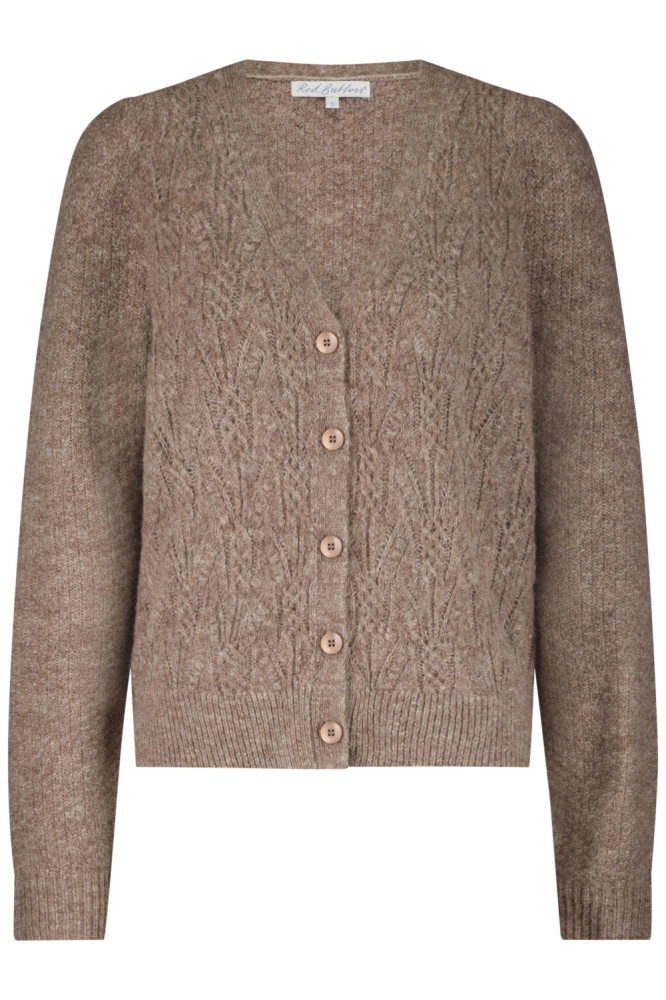 Red Button bruine dames vest | Vooraanzicht