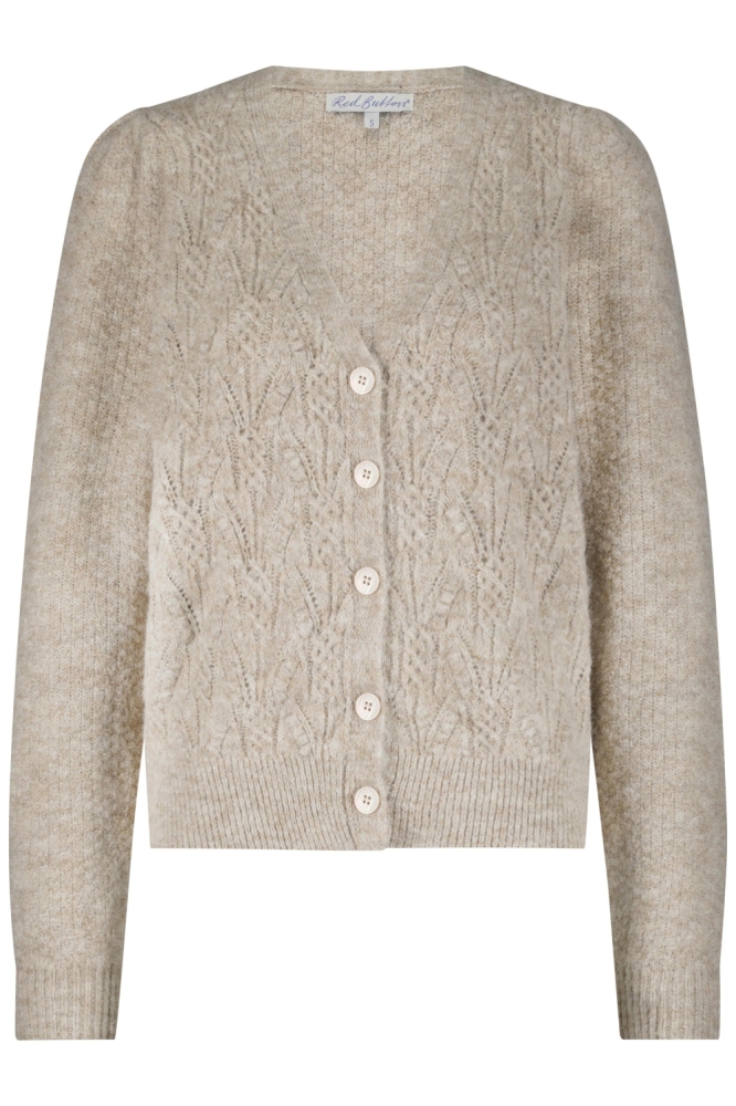 Red Button beige dames vest | Vooraanzicht