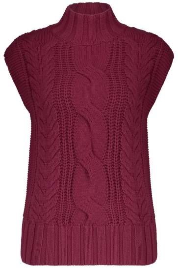 Red Button SLEEVELESS CABLE SRB4638 Ruby