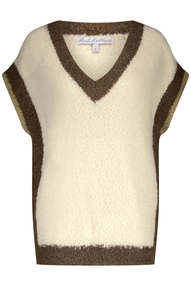 Red Button beige dames trui | Vooraanzicht