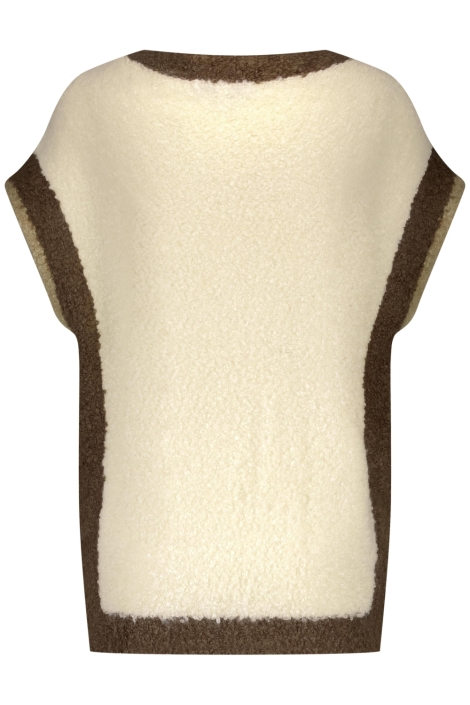 Red Button beige dames trui | Achteraanzicht