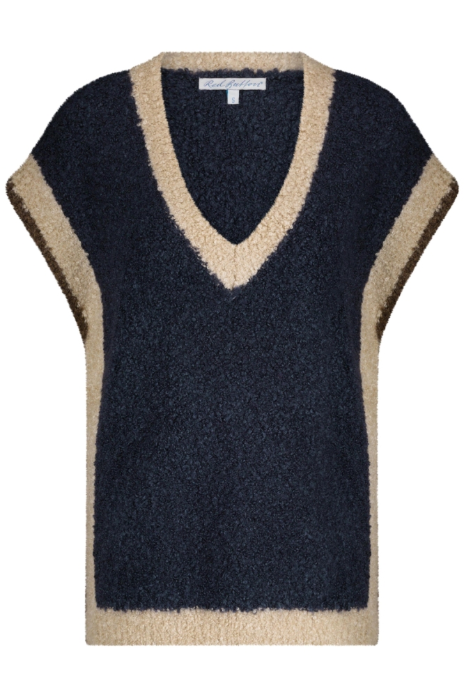 Red Button blauwe dames trui | Vooraanzicht