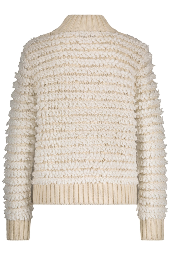 Red Button beige dames trui | Achteraanzicht