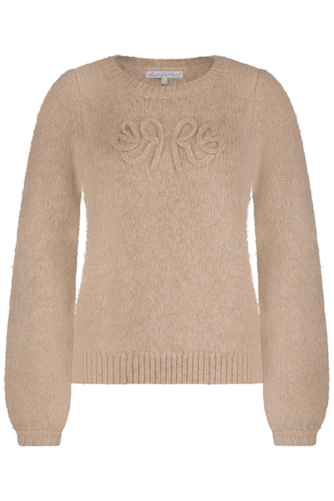 Red Button camel dames trui | Vooraanzicht