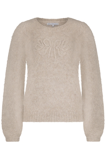 Red Button SWEATER RB LOGO SRB4615 Stone