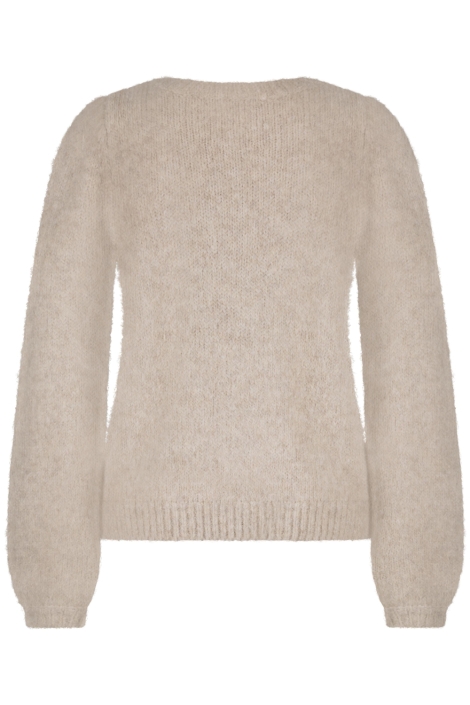 Red Button beige dames trui | Achteraanzicht