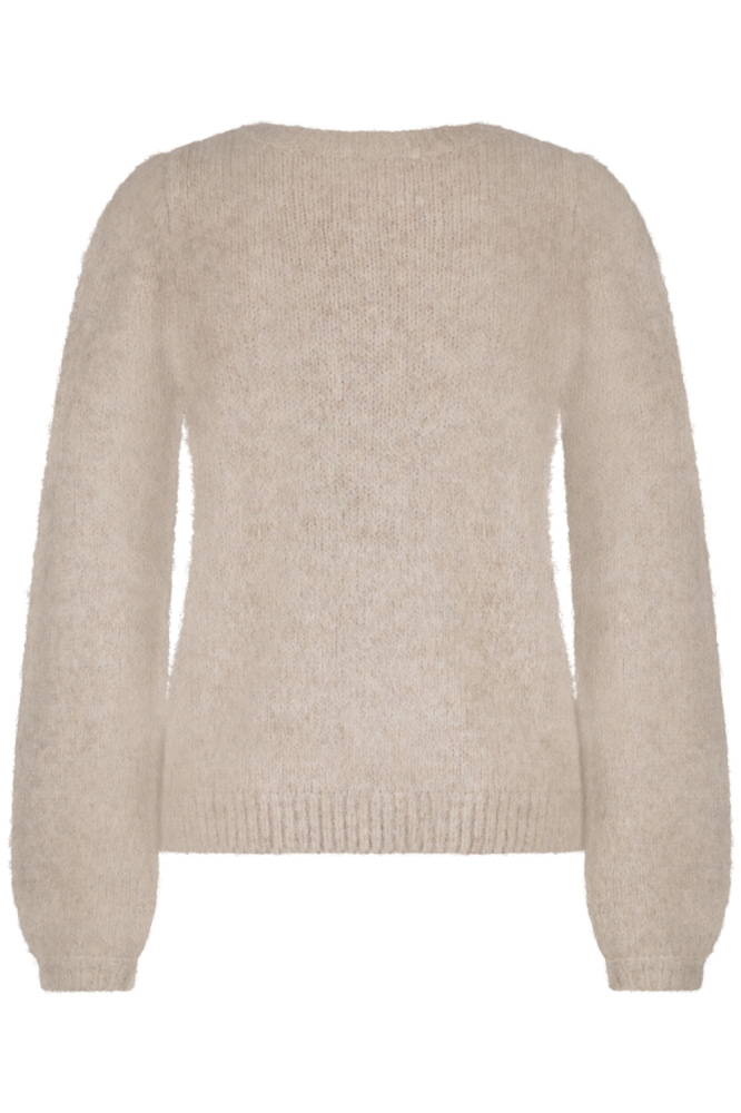 Red Button beige dames trui | Achteraanzicht