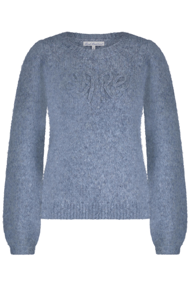 Red Button blauwe dames trui | Vooraanzicht