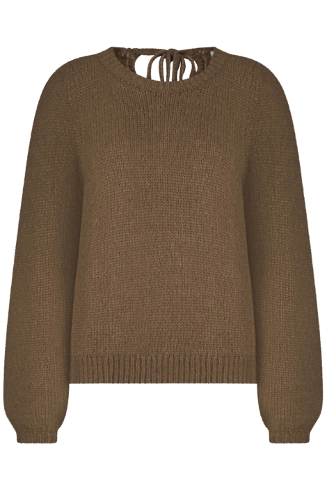 Red Button bruine dames trui | Vooraanzicht