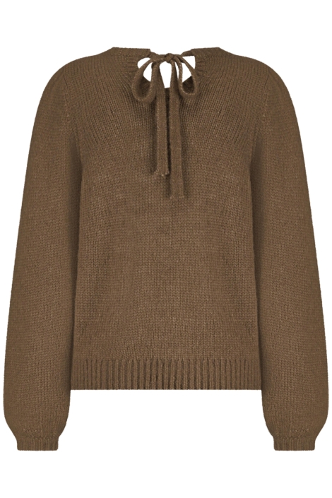 Red Button bruine dames trui | Achteraanzicht