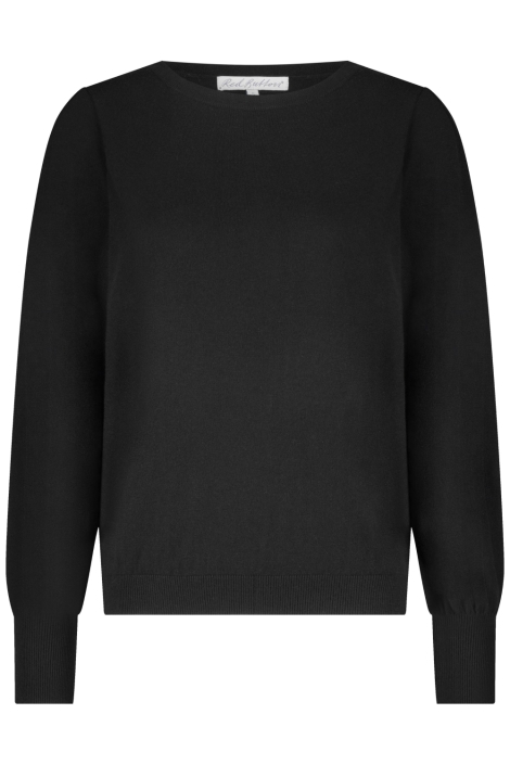 Red Button zwarte dames trui | Vooraanzicht