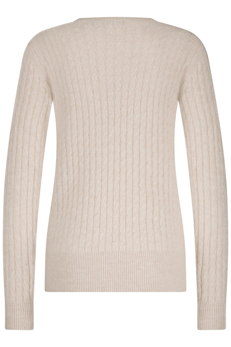 Red Button beige dames trui | Achteraanzicht