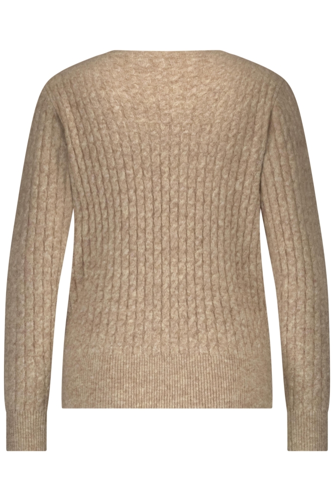 Red Button camel dames trui | Achteraanzicht