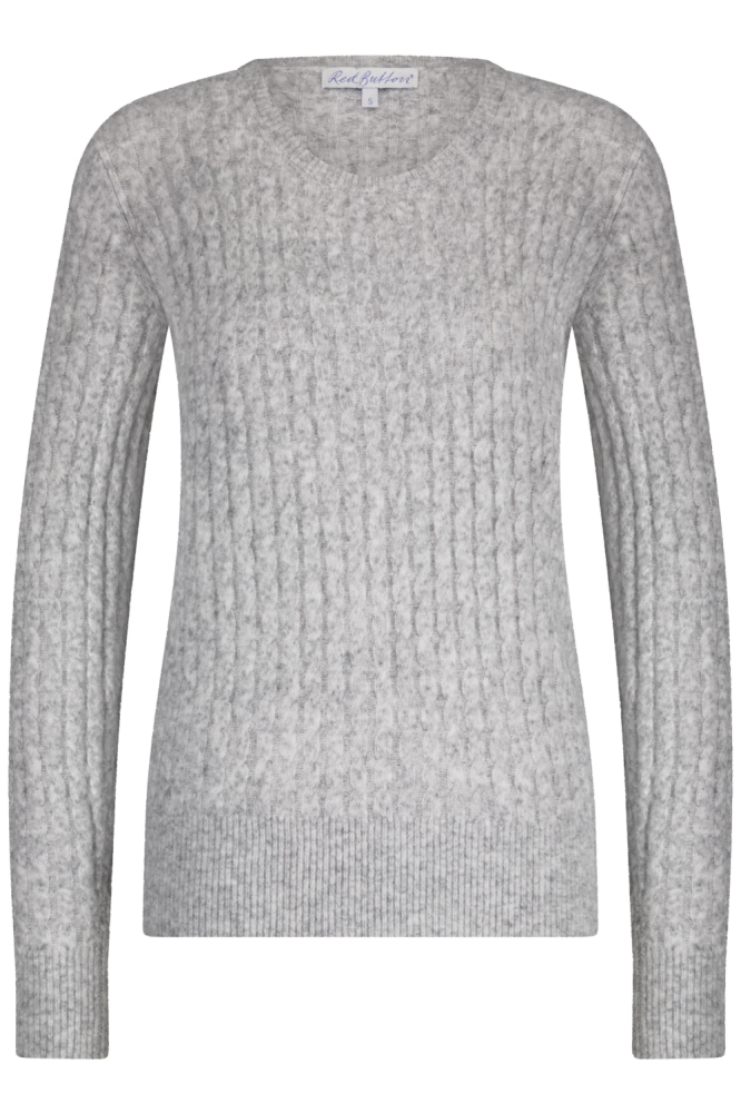 Red Button grijze dames trui | Vooraanzicht