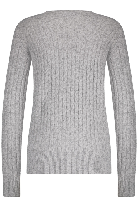 Red Button grijze dames trui | Achteraanzicht