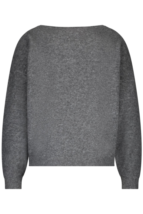 Red Button grijze dames trui | Achteraanzicht