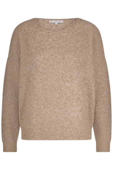 Red Button SWEATER BOATNECK SRB4723 Latte