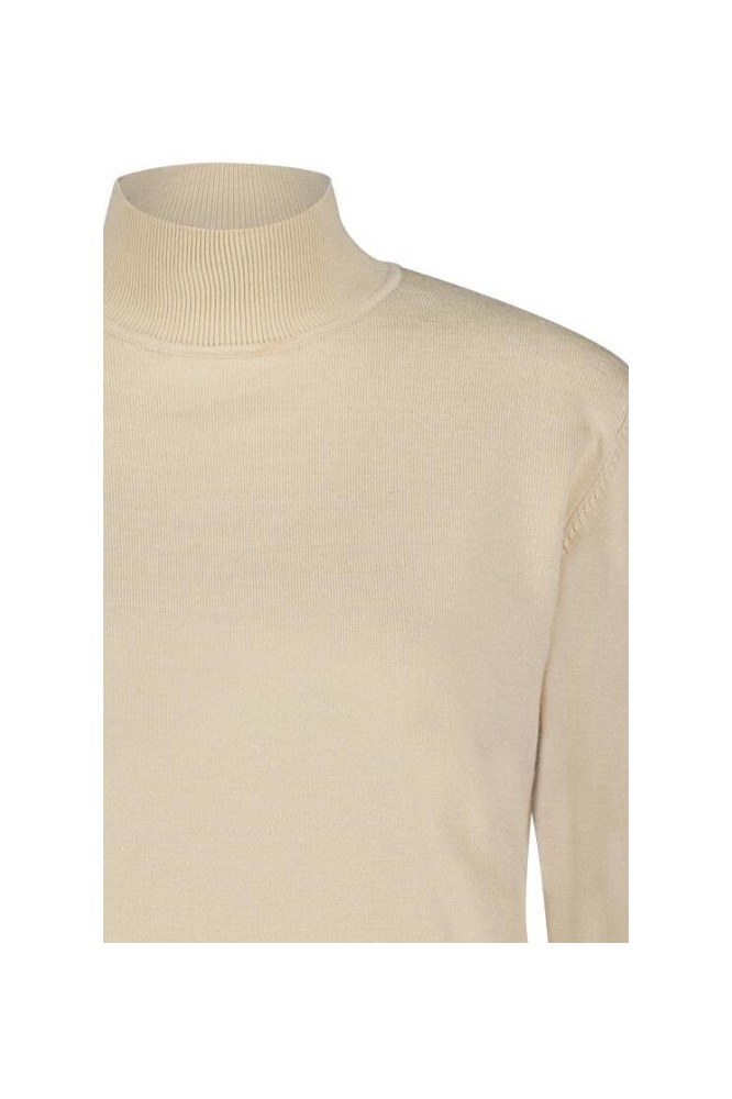 Red Button camel dames trui | Close up