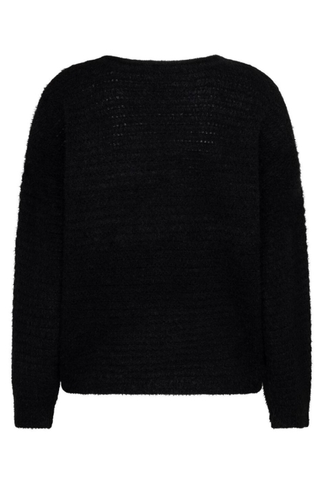 Red Button zwarte dames trui | Achteraanzicht