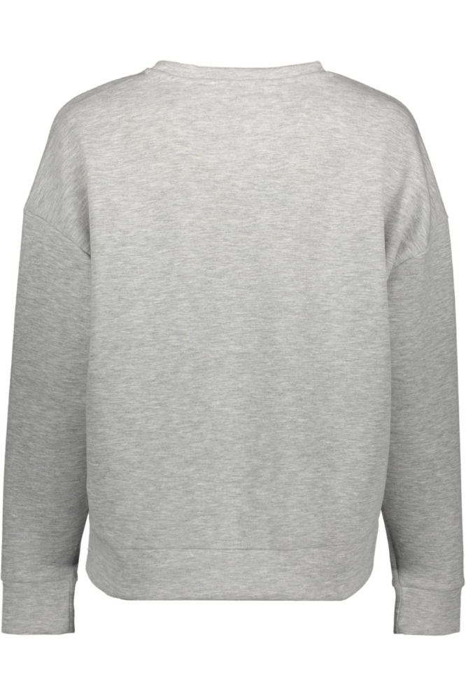 Vila grijze dames sweater | Achteraanzicht