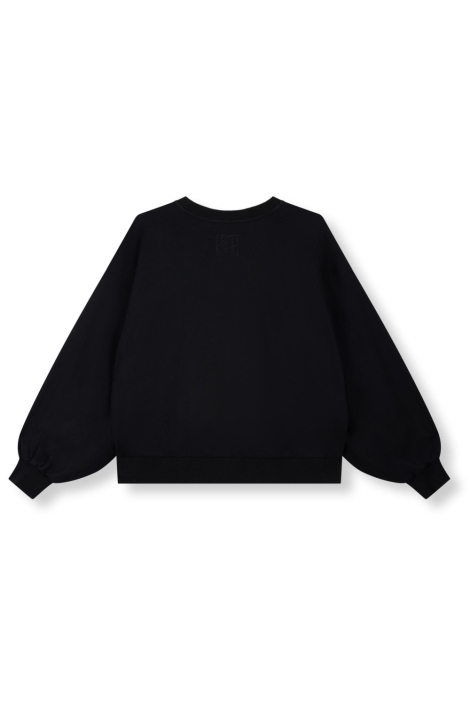 Refined Department zwarte dames sweater | Achteraanzicht